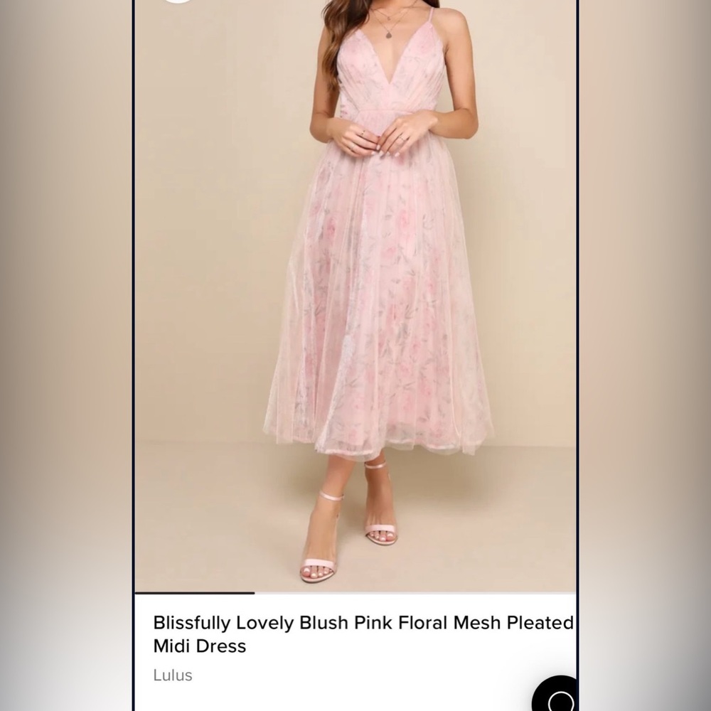 Lulus Pink dress